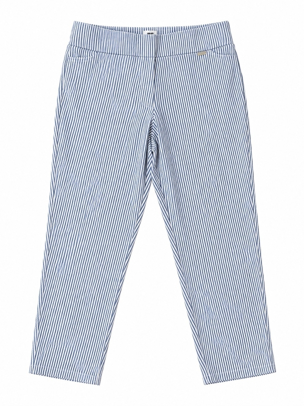 Anne Klein vertical pinstripe pull-on ankle pants Size 1X